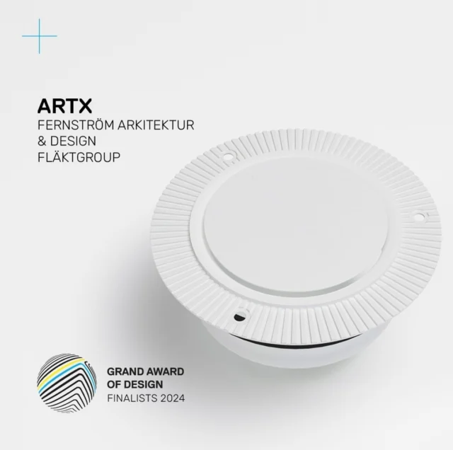 Final! 😁 Så glad och stolt över att ArtX är en av tre finalister i årets @grandawardofdesign 🙏🏻😊

”ArtX air valve offers seamless ventilation which integrates into ceilings or walls for a concealed look.”

@grandawardofdesign @teknikforetagen @we_are_flaktgroupsweden @techarenan