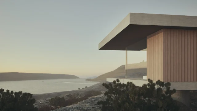 Villa Avô, Tjörn. Inne för bygglov!

Lätt. Halvt svävande på klipporna. I takt med landskapet. Inte för stort. 

Villa Avô, eller ”farfars hus” som det betyder på portugisiska, är ett fritidshus som öppnar för vid utsikt men samtidigt ger trygghet i det utsatta läget. Ser verkligen fram emot fortsättningen.
